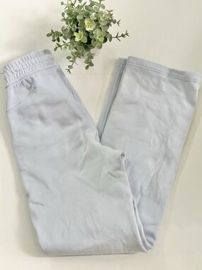 Lululemon Loungeful Straight Leg Pant *Full Length Pastel Blue Fleece Size 0